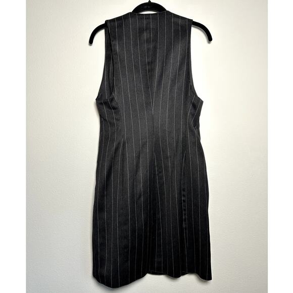 Gar Couture Paris Vintage 90s Black Wrap Short Mini Dress Women's Small - Picture 3 of 10